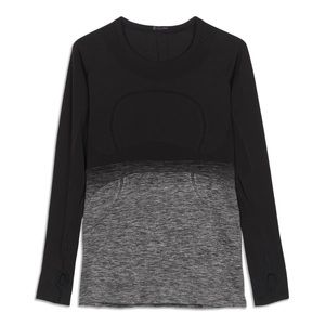 Lululemon Athletica Swiftly Tech Long Sleeve Ombré - Size 8